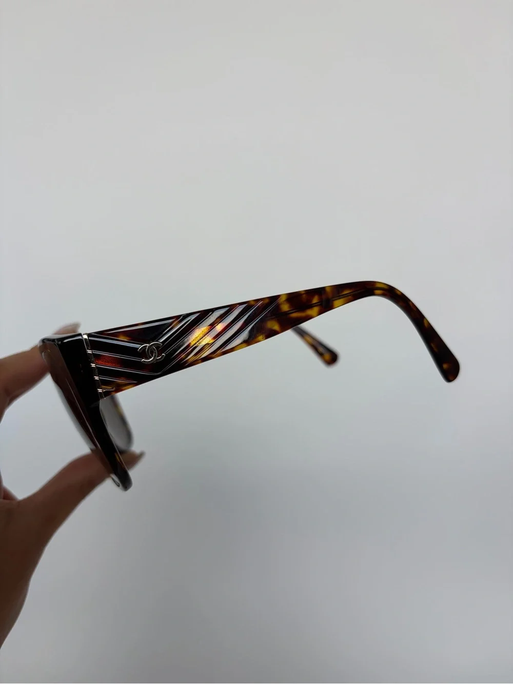 Chanel Brown Acetate Butterfly 5412 Polarized Sunglasses 54/19 140 mm